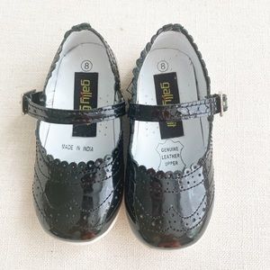 Gally Gait Black Patent Leather Mary Janes